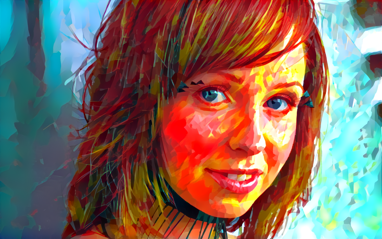 twarz, obraz, ludzie, czerwony, Praca plastyczna, błazen, głowa, Hayden Winters, Głęboka sztuka, SZTUKA, kolor, oko, efekty specjalne