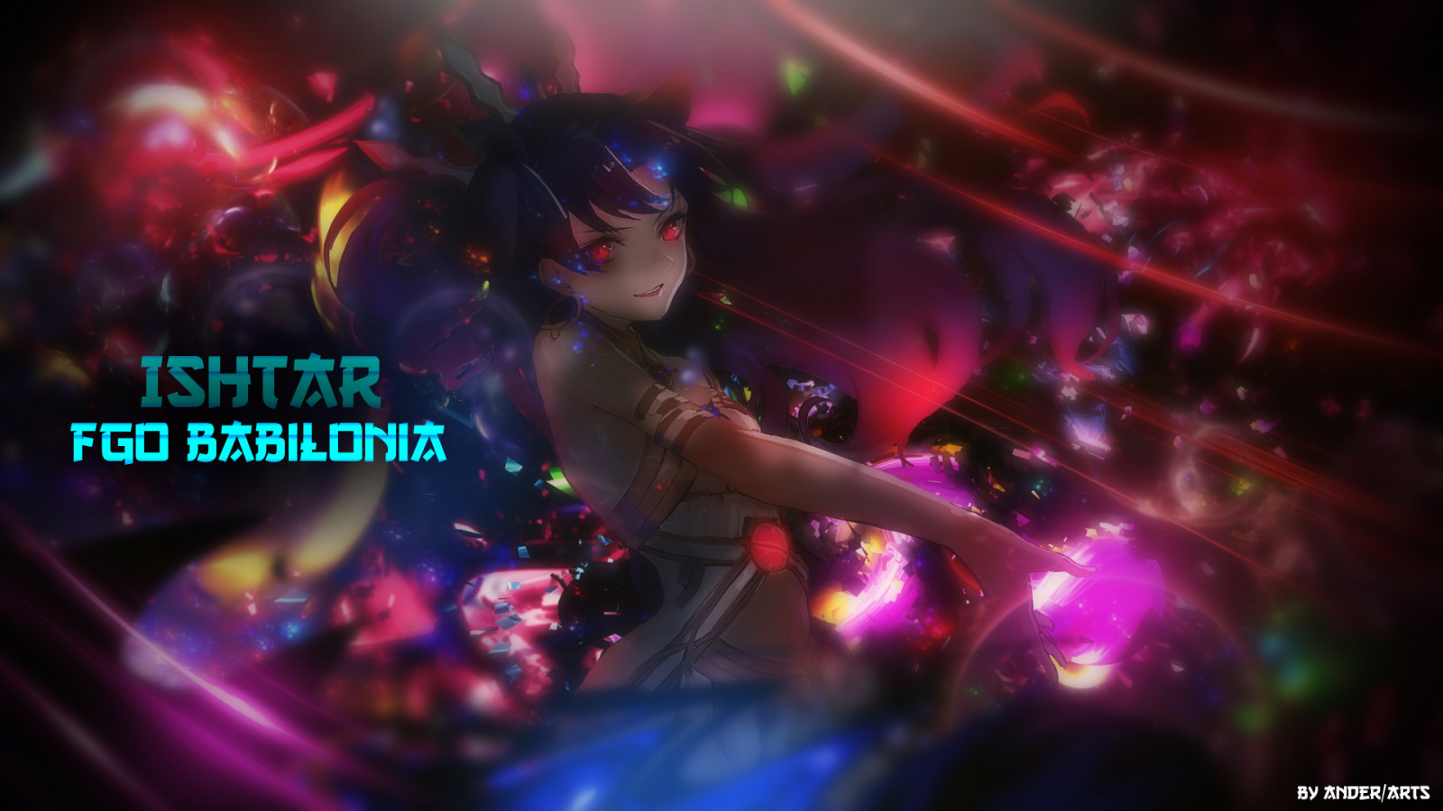 anime dívky, anime, podpis