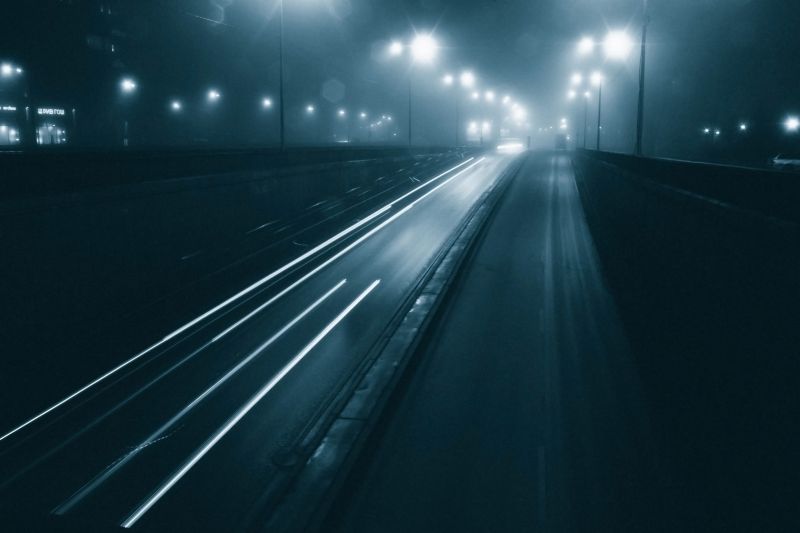 atmosféra, noc, druh dopravy, světlo, infrastruktura, Dálnice atmosféra, noc, druh dopravy, světlo, infrastruktura, Dálnice
