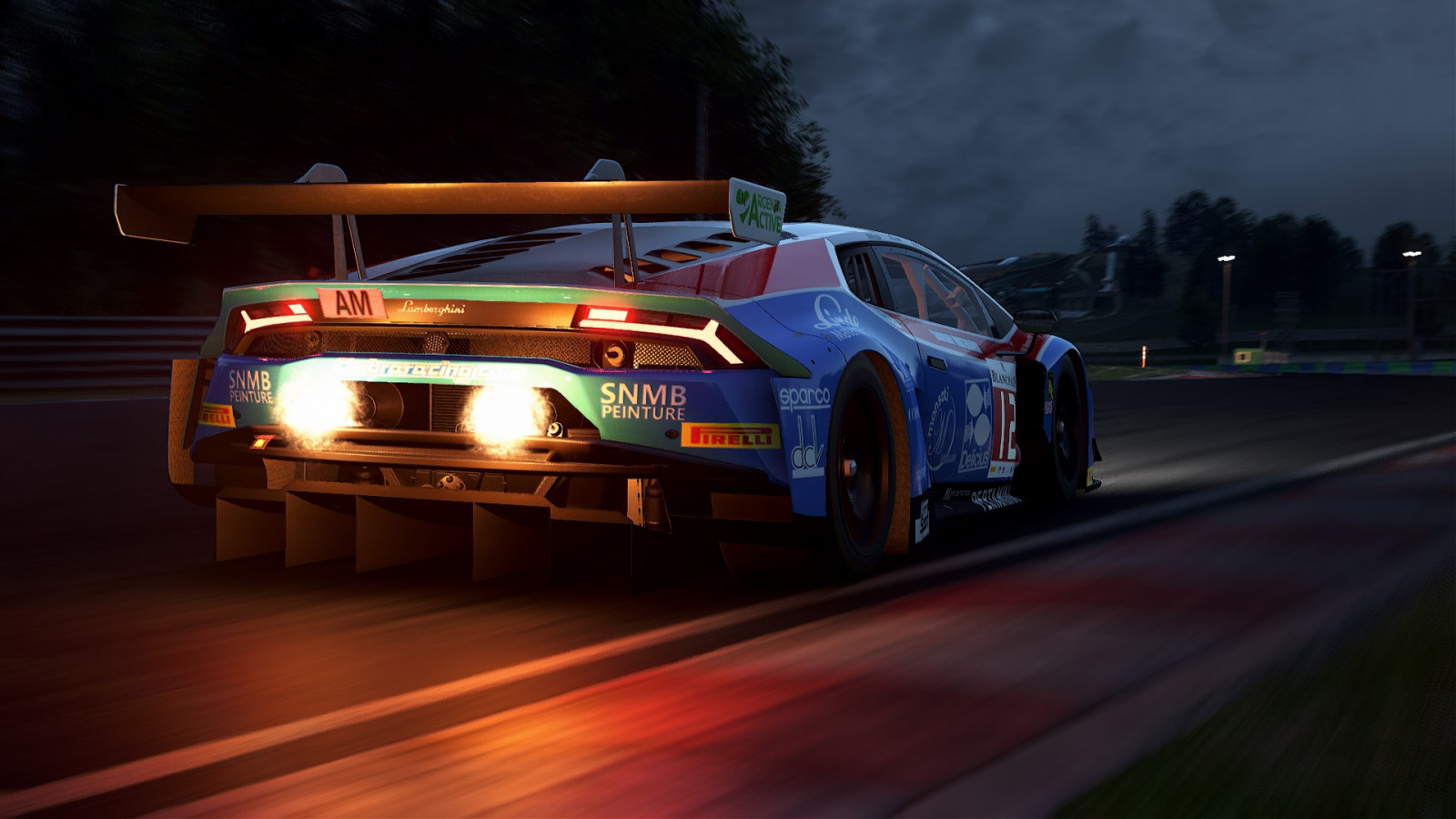 Wallpaper : Assetto Corsa Competizione, Lamborghini Huracan, exaust ...