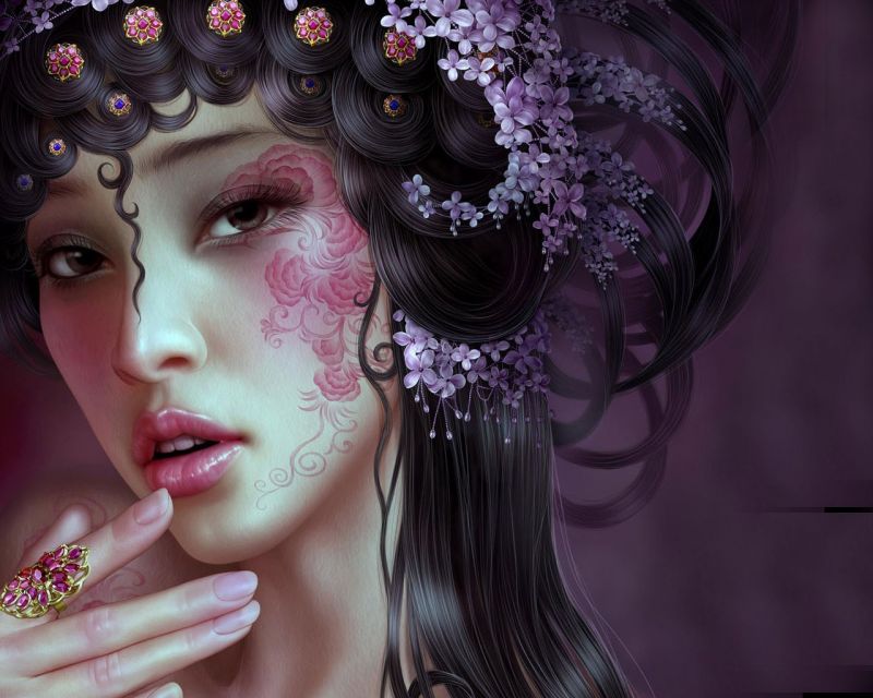 tvář, fantasy umění, fantasy dívky, umělecká díla, model, móda tvář, fantasy umění, fantasy dívky, umělecká díla, model, móda