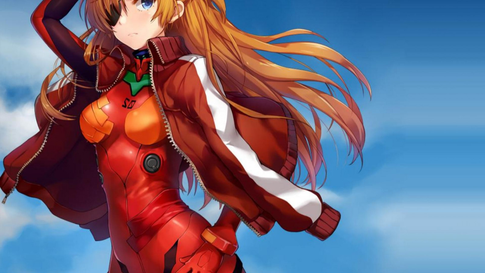 ภาพประกอบ, ผมยาว, อะนิเมะ, Neon Genesis Evangelion, Asuka Langley Soryu, ท้องฟ้า, การ์ตูน, eyepatches, กล้ามเนื้อ, รูปแกะสลัก, 1920x1080 px, วอลล์เปเปอร์คอมพิวเตอร์, ผมสีน้ำตาล, สีผมของมนุษย์, ตัวละคร, มังงะ, นวนิยาย, การกระทำ, นักรบหญิง, อะนิเมะเซ็กซี่, นักผจญภัย, cg artwork