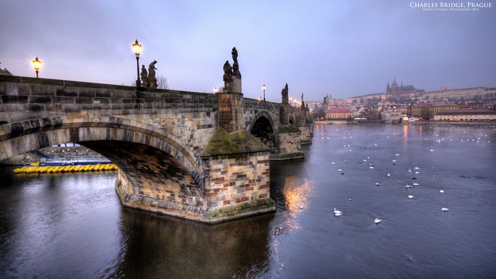 freddo, gelido, Congelamento, sotto zero, stvituscathedral, stvitus, Cattedrale, praguecastle, castello, Charlesbridge, karlovmost, vltava, fiume, vltavariver, Praga, Praha, Boemia, Repubblica Ceca, Europa, Unione europea, HDR, photomatixpro, tonemapped, nikond7100, Nikon, D7100, sigma, 1.020 millimetri, 1020mmf456exdchsm