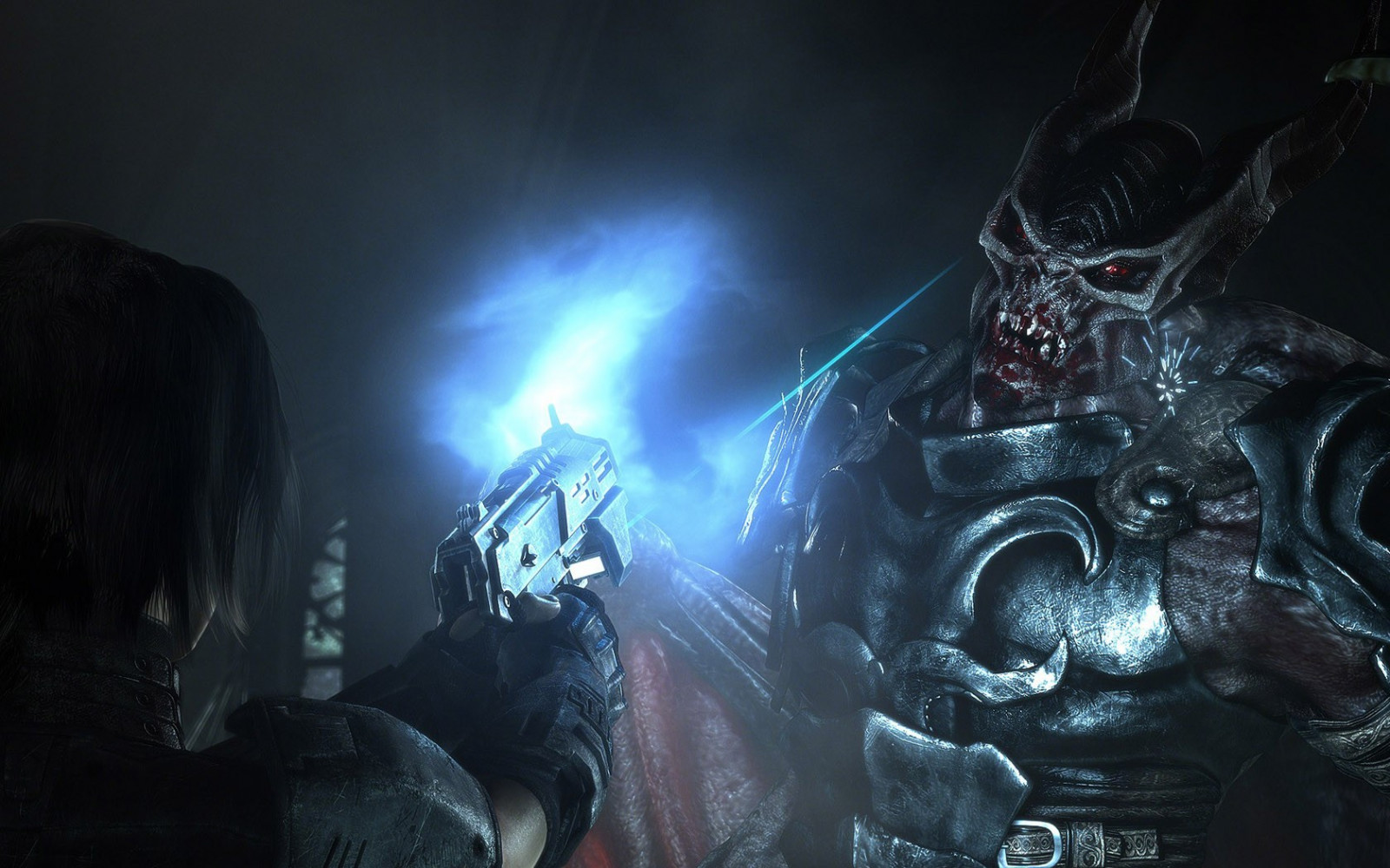 videohry, Hellgate London, tma, Snímek obrazovky, počítač tapeta, zvláštní efekty, pc hry