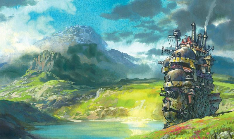 fantasy umění, Zámek v oblacích, 2699x1605 px, umělecká díla fantasy umění, Zámek v oblacích, 2699x1605 px, umělecká díla