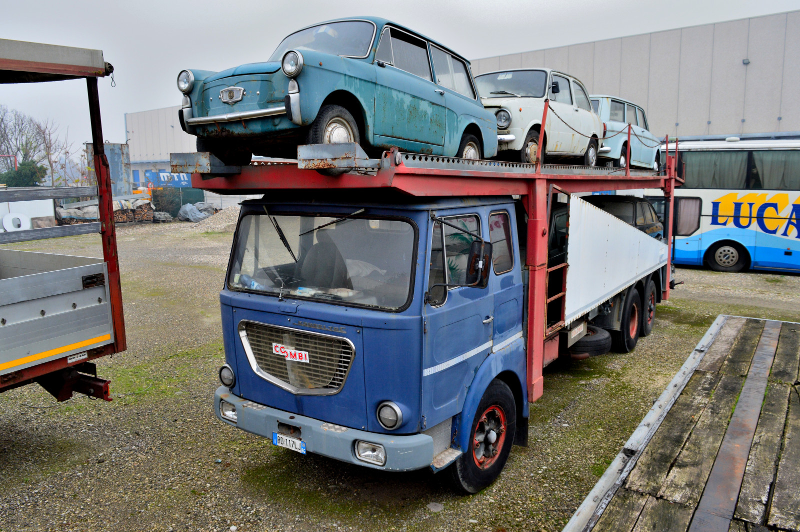 auto, auto, pc, rezavý, vrak, Piacenza, abbandoned, abbandonata