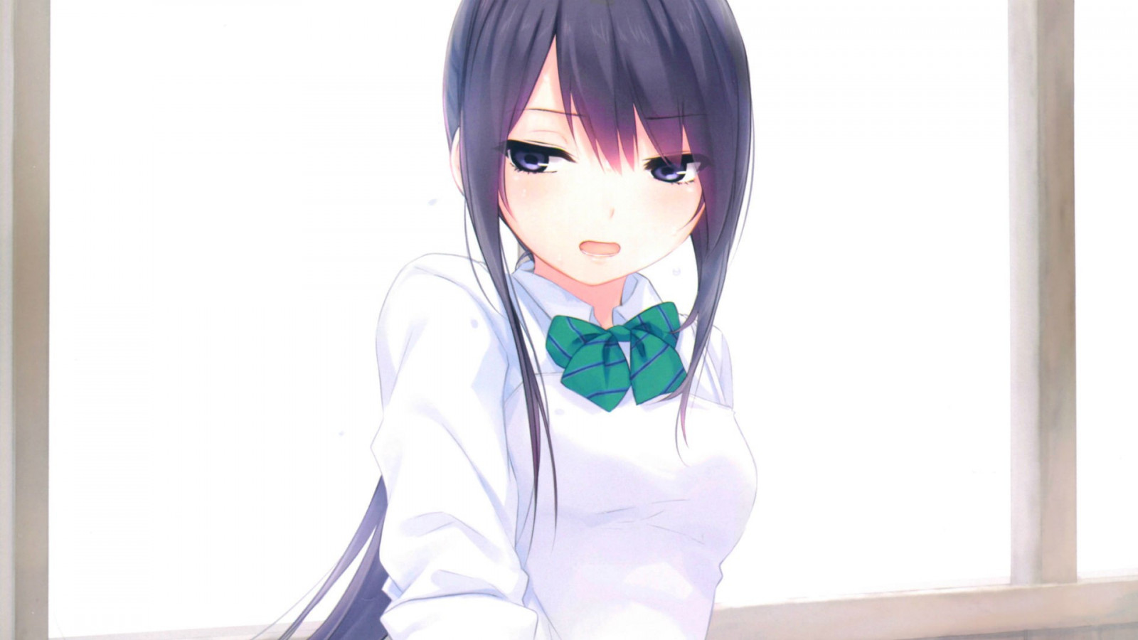 Anime, Anime girls, esmer, siyah saç, Mangaka, Hime cut