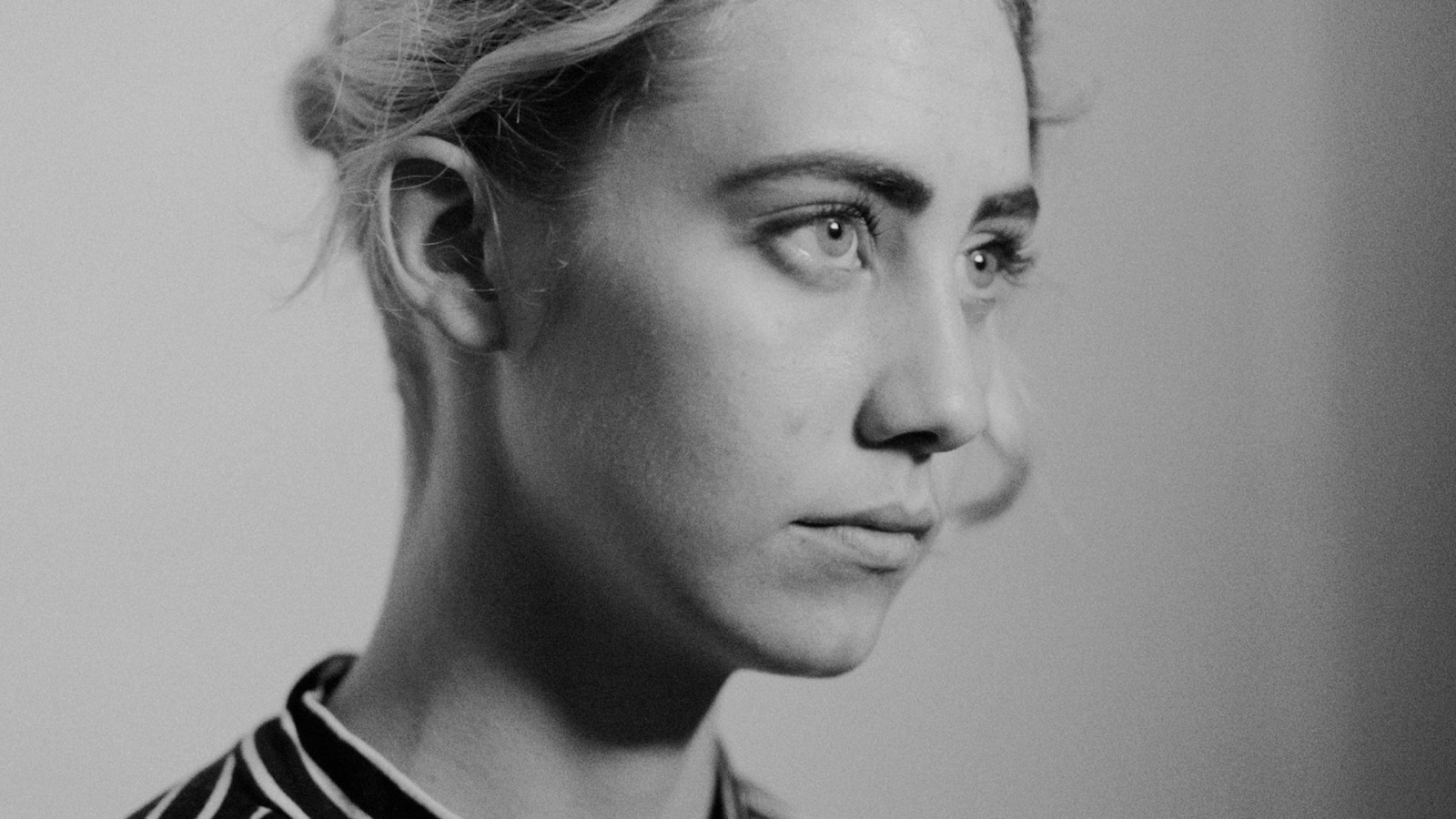 visage, blanc, noir, femmes, Monochrome, maquette, portrait, En détournant les yeux, la photographie, profil, cheveux, nez, tête, beauté, œil, Coiffure, noir et blanc, Photographie monochrome, Photographie de portrait, séance photo, organe, fermer