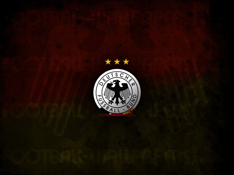 noc, logo, Německo, kruh, fotbal, tvar noc, logo, Německo, kruh, fotbal, tvar