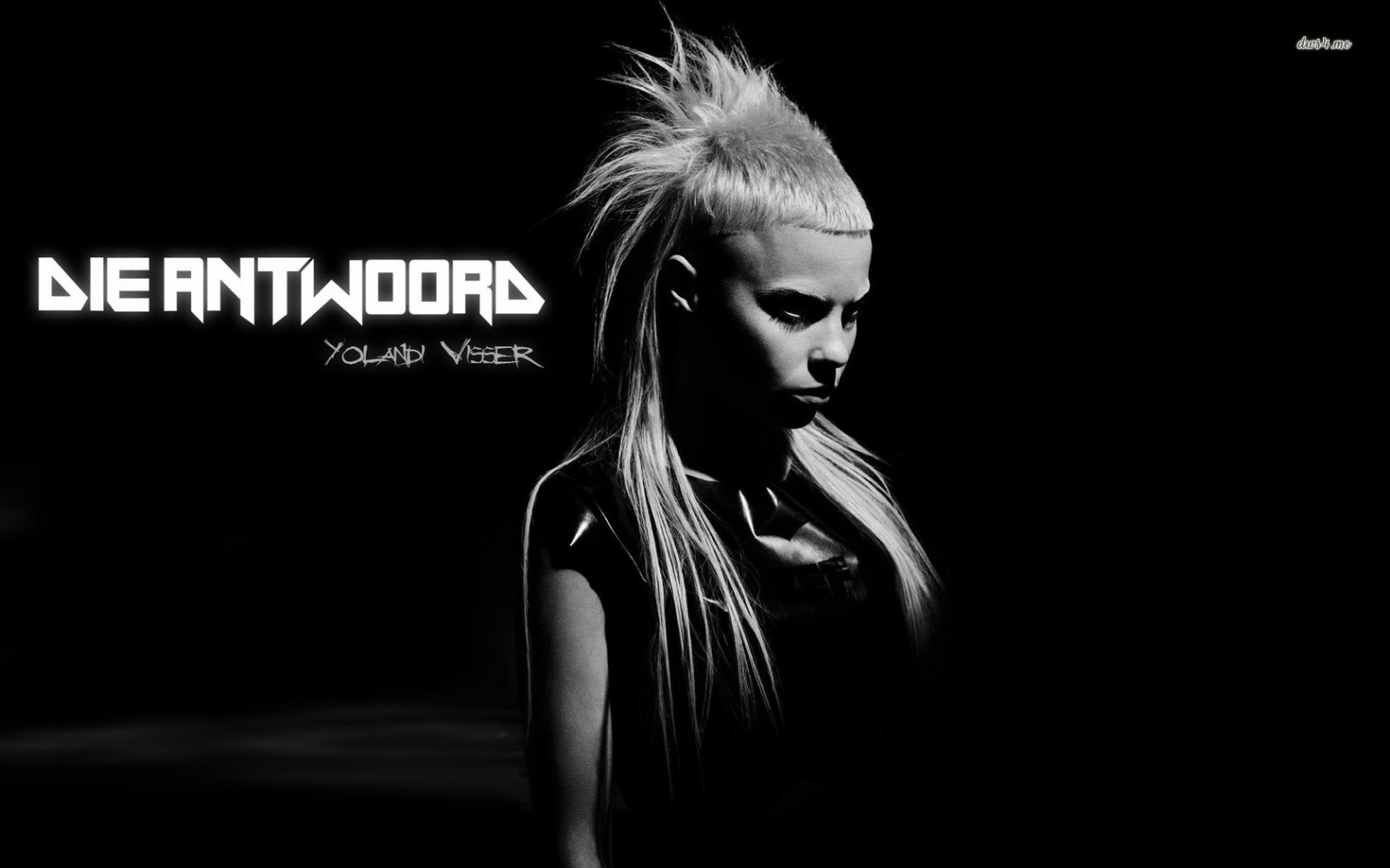 Černá, černobílý, model, fotografování, Die Antwoord, Yolandi Visser, krása, tma, počítač tapeta, Černý a bílý, monochromatické fotografování, focení, Film noir