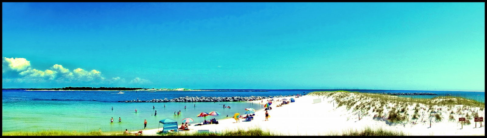 cielo, mare, orizzonte, puntellare, giorno, spiaggia, costa, acqua, Turismo, estate, oceano, coastal and oceanic landforms, vacanza, calma, luce del sole, sfondo del computer, baia, caraibico, paesaggio