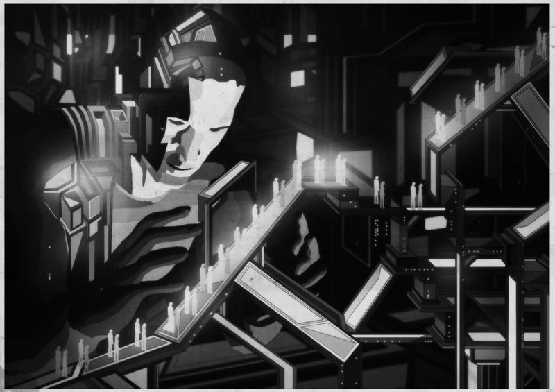 illustration,white,black,monochrome,futuristic,photography