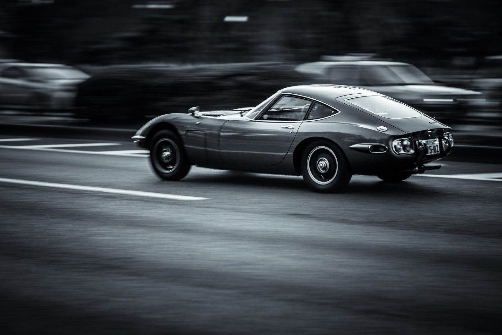 Japonsko, bílý, Černá, Photoshop, černobílý, auto, vozidlo, Toyota, Kánon, sportovní auto, Tokio, Adobe, Lightroom, výkon auta, 2000GT, F14, Černý a bílý, 85mm, 5 d, označit, ii, kolo, superauto, Marunouchi, sigma, eos, a, 53, bývalý, pozemní vozidla, automobilového designu, automobil make, závodiště, HSM, dg