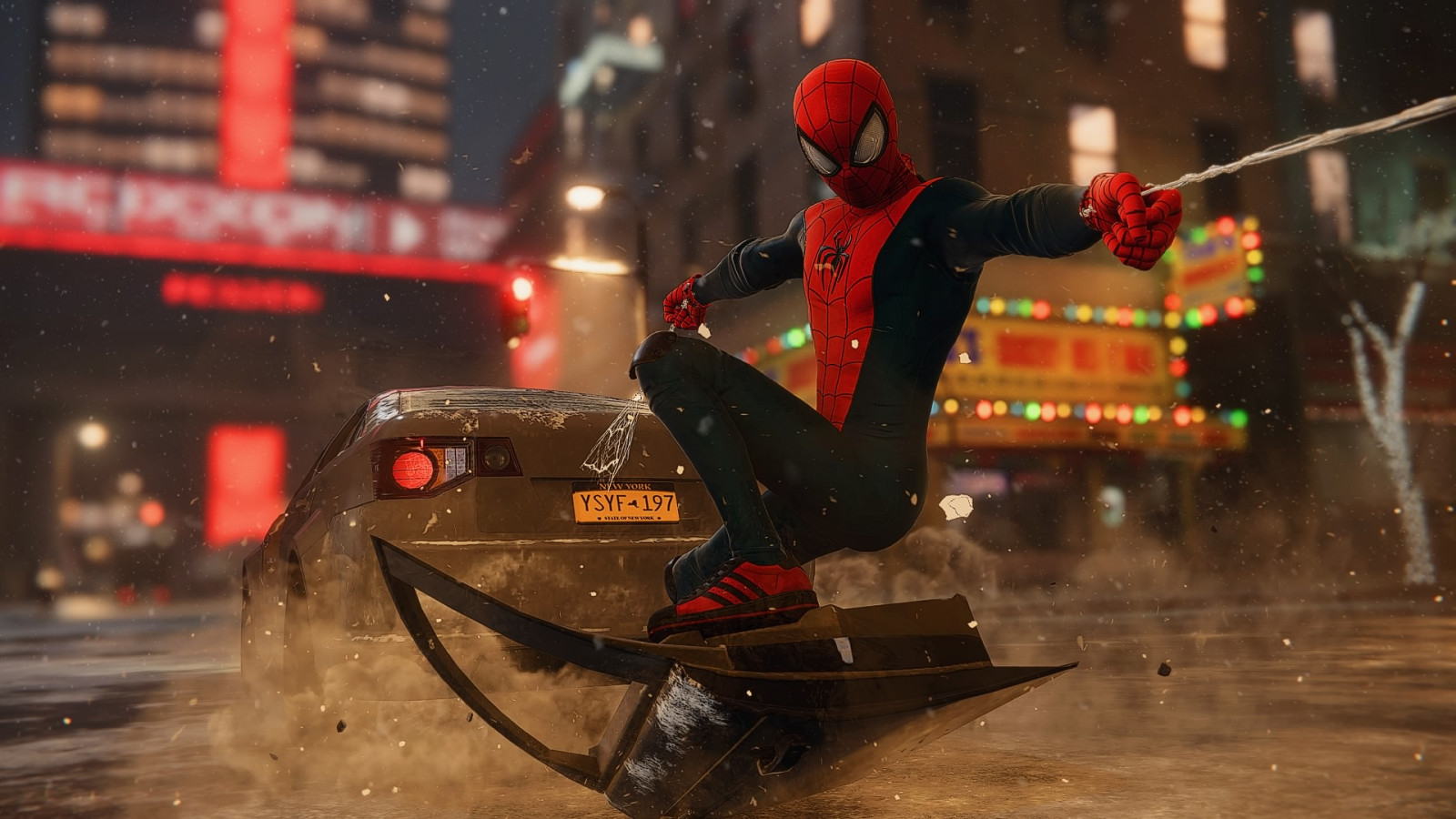 miles Morales, Spider Man, PlayStation, PlayStation 4, Playstation 4 Pro, Playstation 5, PlayStation Share, Marvel Comics, Marvel Super Heroes, New York City, Insomniac games