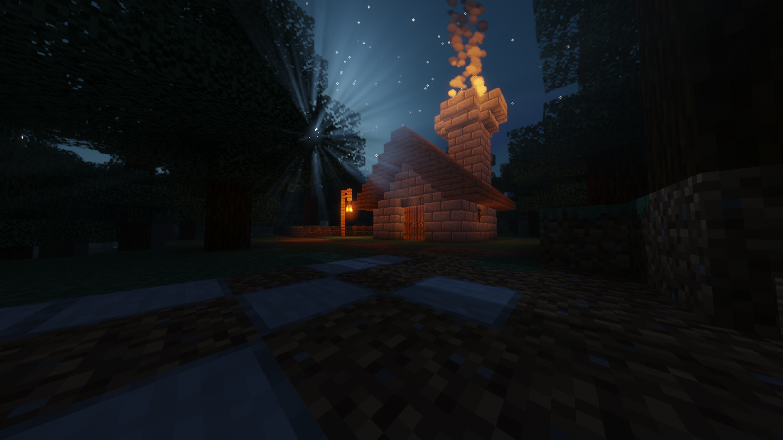 Minecraft, Gölgelendiriciler, video oyunları, dijital, basit