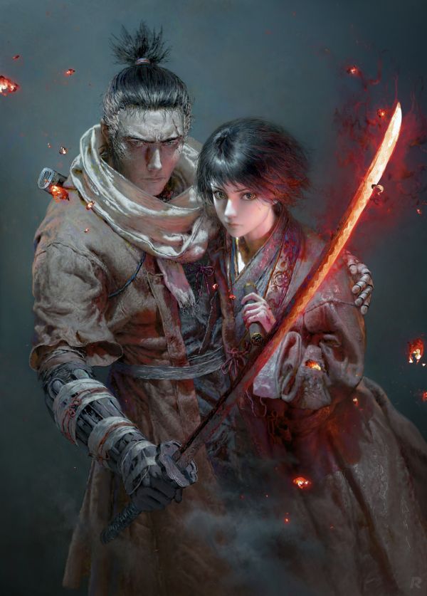 Ruan Jia, artwork, fantasy girl, fantasy art, Fantasy Men, sword