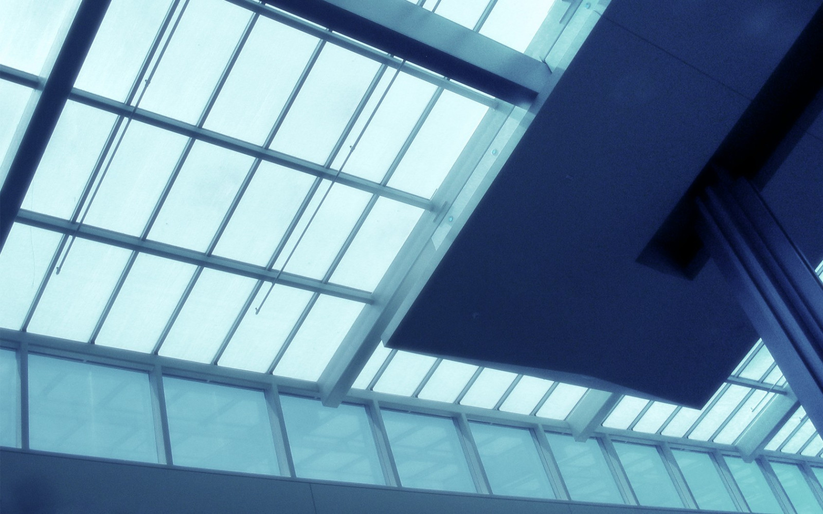Wallpaper : architecture, wall, symmetry, skyscraper, blue, glass ...