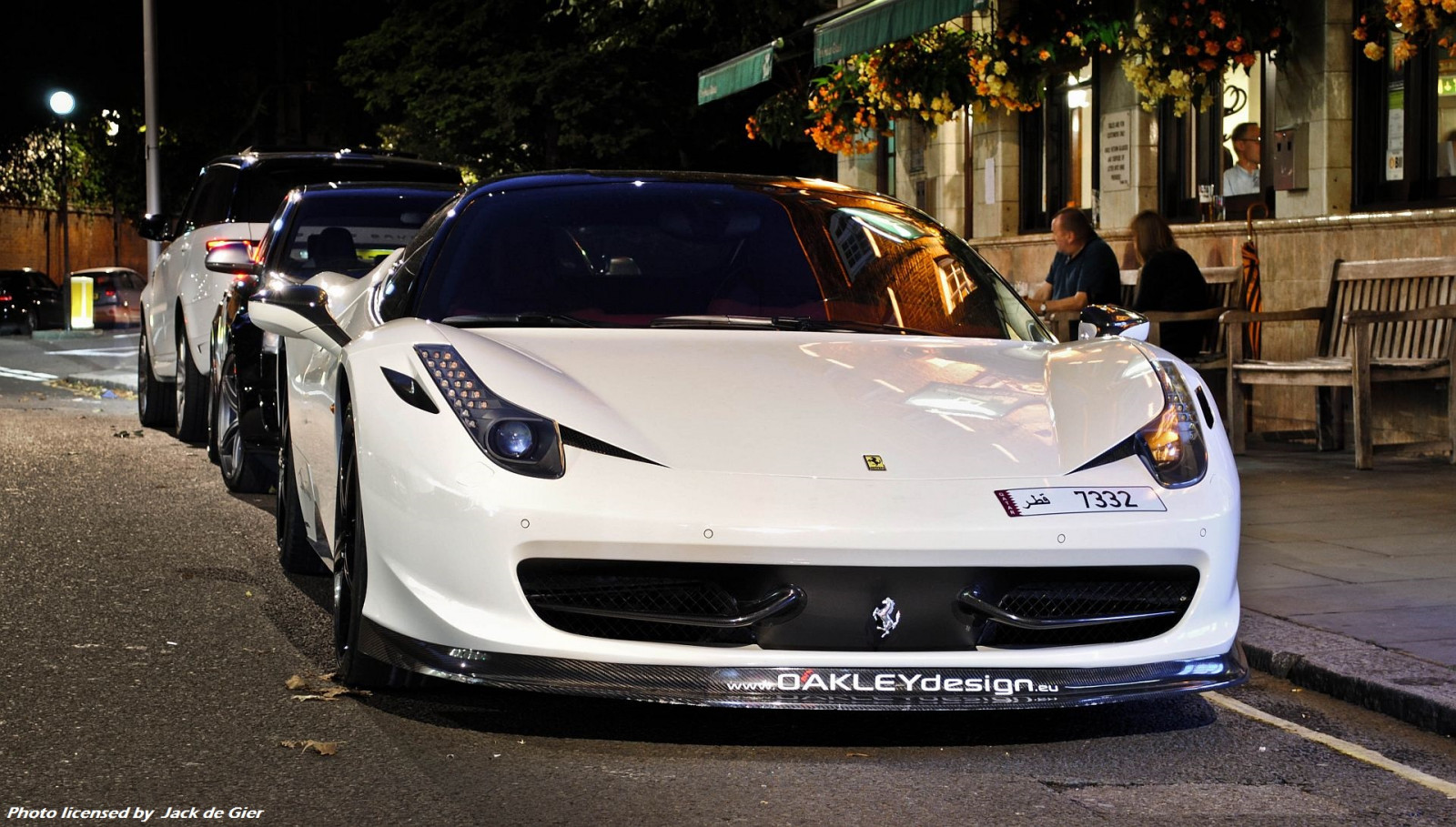 Wallpaper London, white, street, road, sports car, tuning, coupe