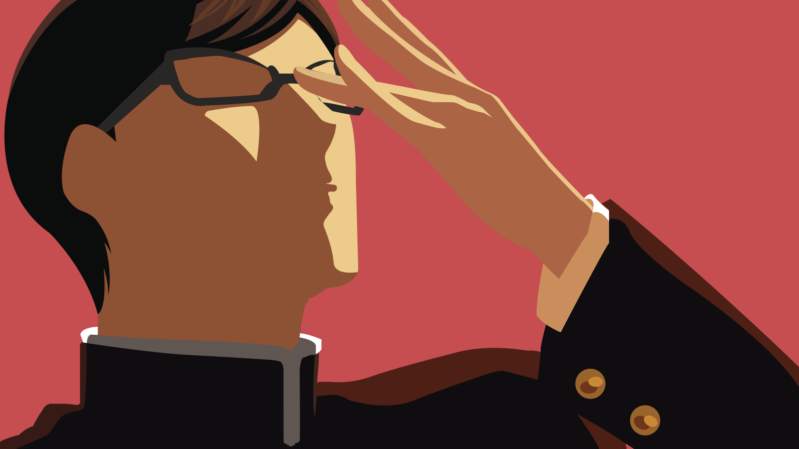 ภาพประกอบ, อะนิเมะ, การ์ตูน, sakamoto desu ga, Sakamoto, มือ, ความรู้สึก, ปฏิสัมพันธ์