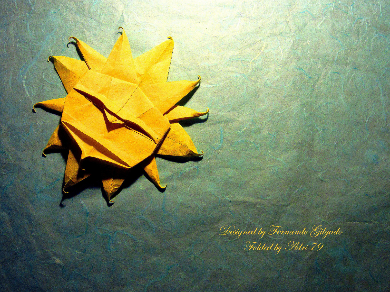 slunce, papír, origami, Fernandogilgado, Adri79