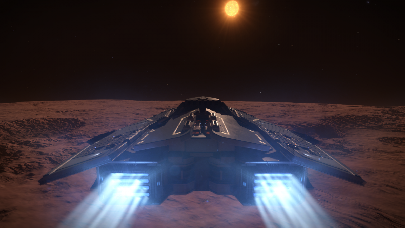 slunečnímu záření, noc, prostor, odraz, vozidlo, atmosféra, Elite Nebezpečný, světlo, hvězda, tma, křídlo, Snímek obrazovky, Atmosféra Země, vesmír, astronomický objekt