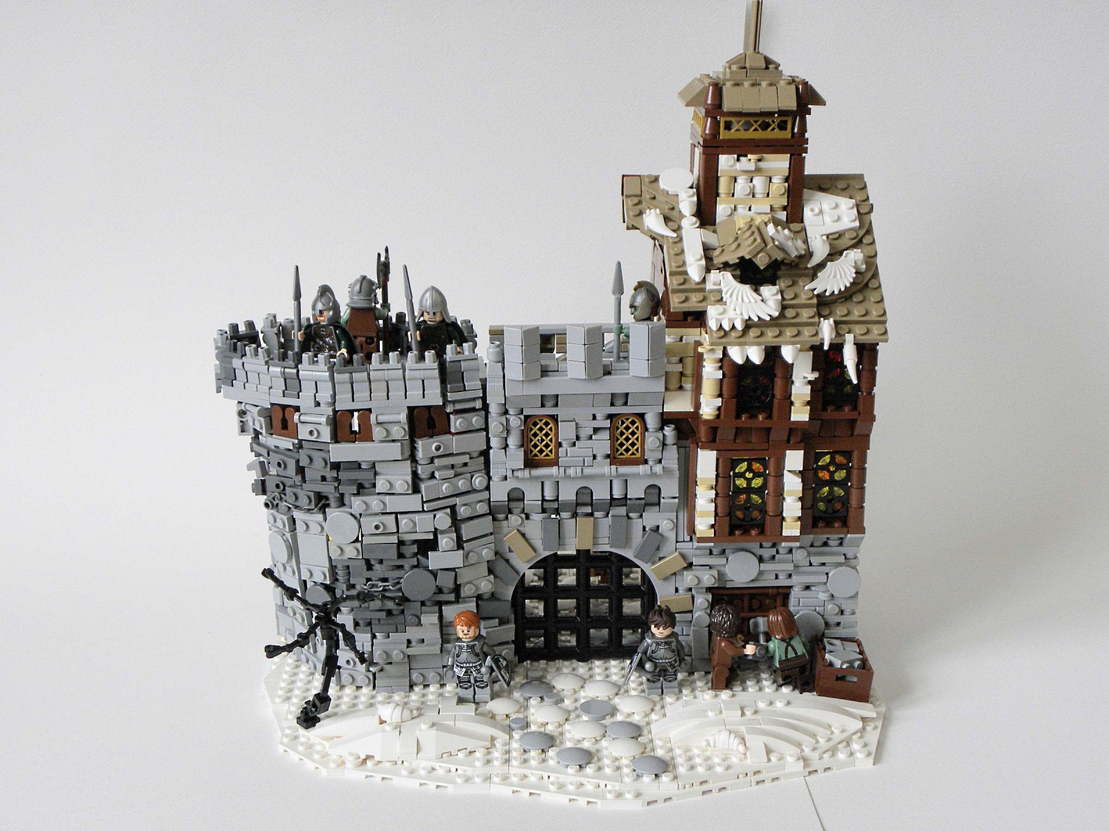 sníh, hrad, voják, LEGO, středověký, Turnaj, moc, 2016