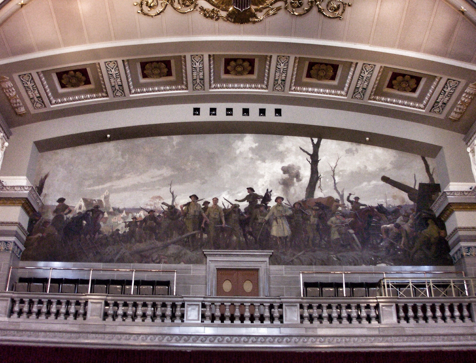 architektura, budova, válka, historický, nástěnná malba, atrakce, Mo, 1, capitol, umění, lobby, styl, prohlídka, Missouri, Stát, nrhp, onasill, site, senát, fasáda, turistická atrakce, Beaux, attractionsite, komory, Collecounty, Jeffersoncity