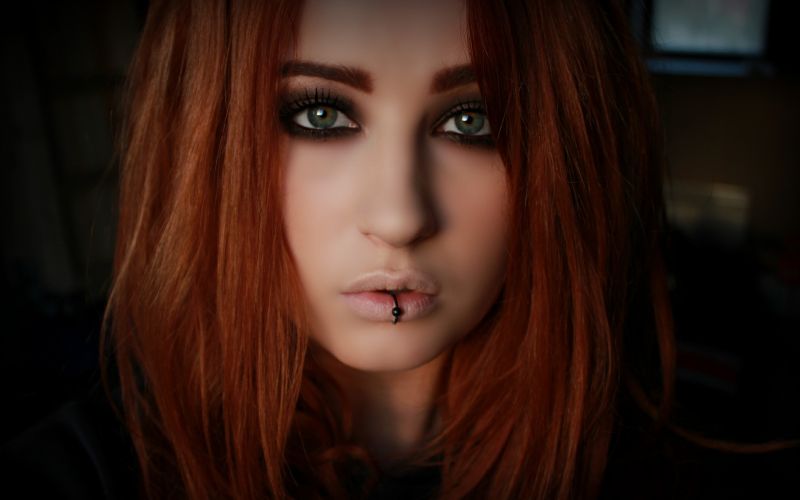 twarz,kobiety,Model,portret,długie włosy,rudowłosy