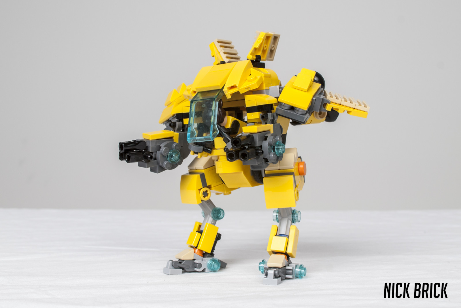 LEGO, Overwatch, dva, BVA, Mech, Meka, mecha, Hana, píseň, Včela, nádrž, nickbrick