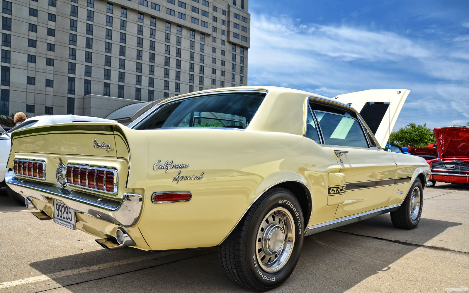 Wallpaper classic, Ford, car, yellow, Illinois, springfield