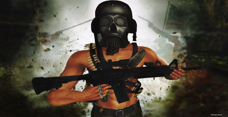 zweites Leben,Vampyr,VirTual,Themeshproject,Mesh,Gewehr