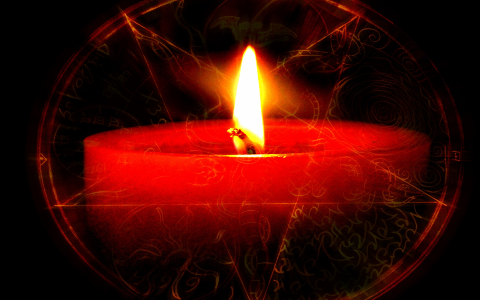 Wallpaper : 1920x1200 px, candles, dark, fire, occult, penta, Satan ...