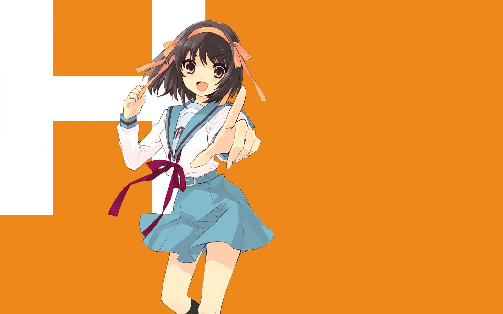 ilustrace, anime, kreslená pohádka, Melancholie Haruhi Suzumiya, Suzumiya Haruhi, Suzumiya Haruhi no Yuutsu, mangaka