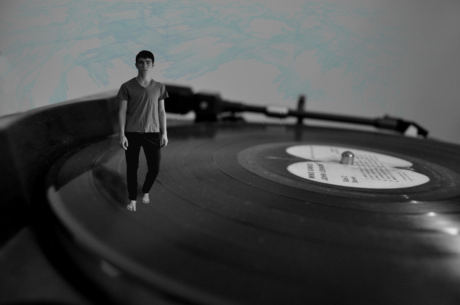 chlapec, Černý a bílý, tělesné, evidence, chlap, košile, chůze, Osoba, přehrávač, záznam, Zpětný chod