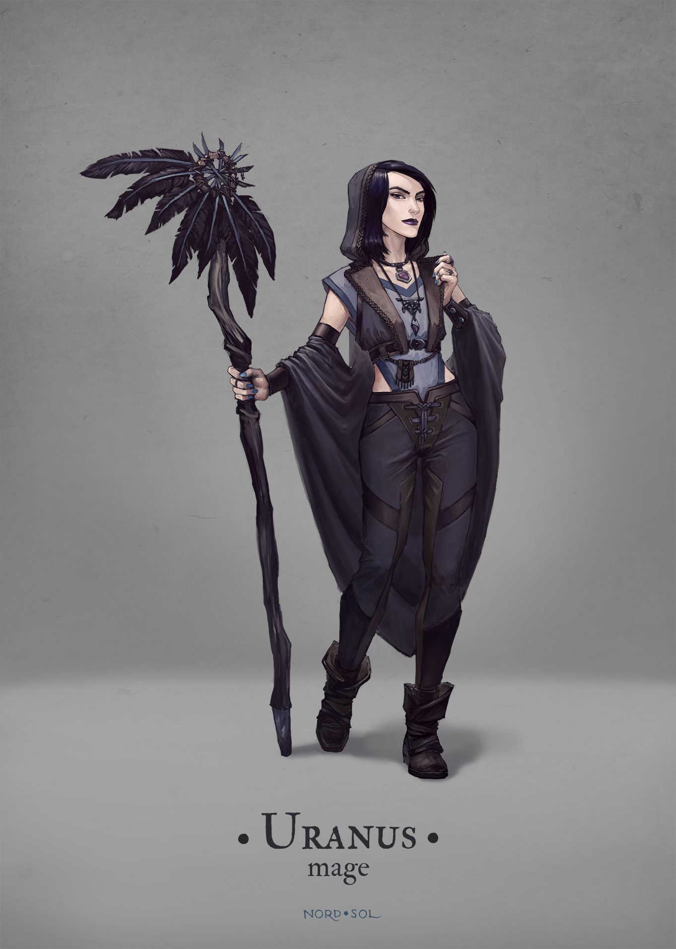 1362x1911 px, výkres, šaty, personál, Uranus Mage, ženy