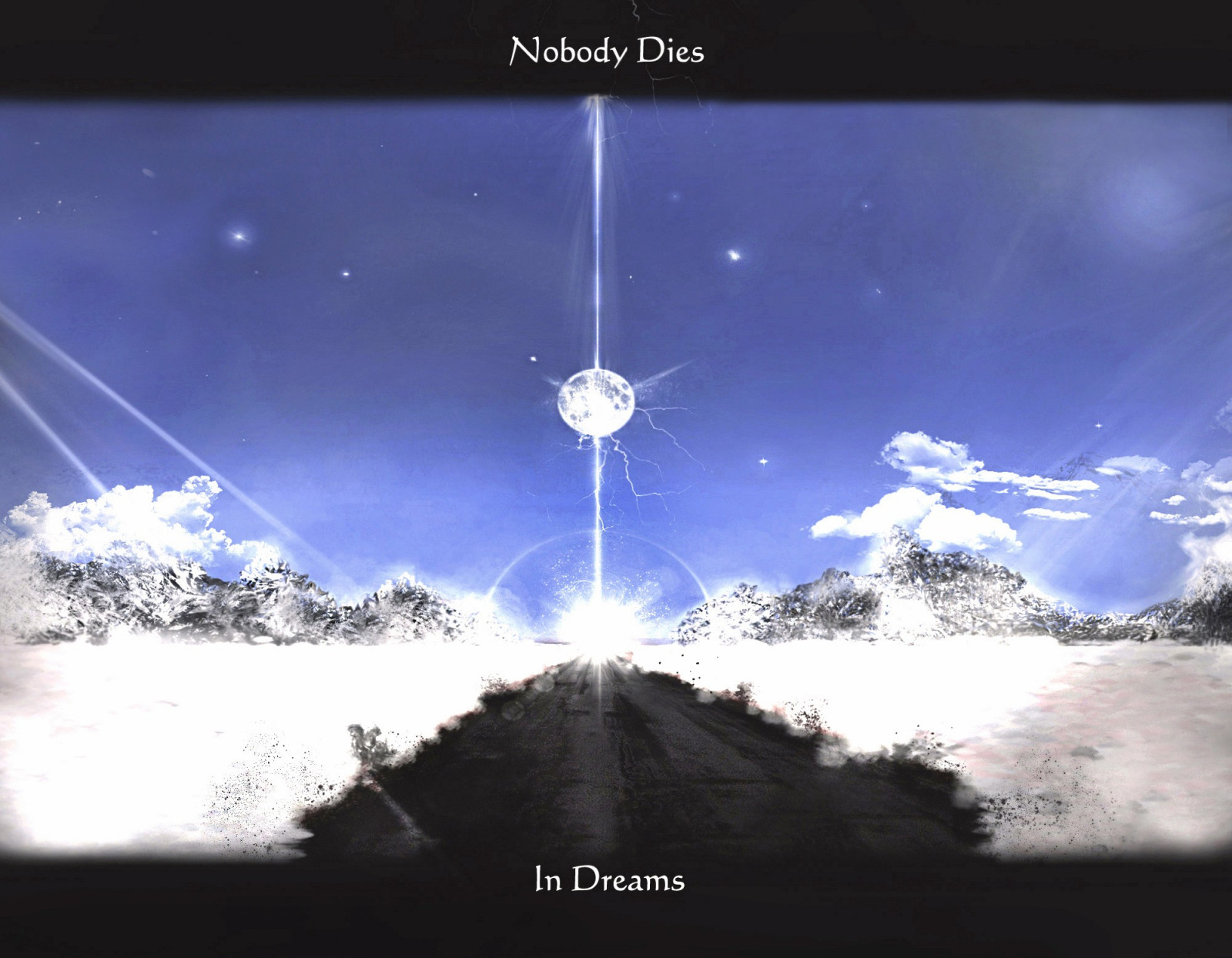 luce del sole, paesaggio, montagne, cielo, la neve, strada, nuvole, atmosfera, Passo di montagna, raggi lunari, Dreamworld, immagine dello schermo, atmosfera della terra, spazio, oggetto astronomico