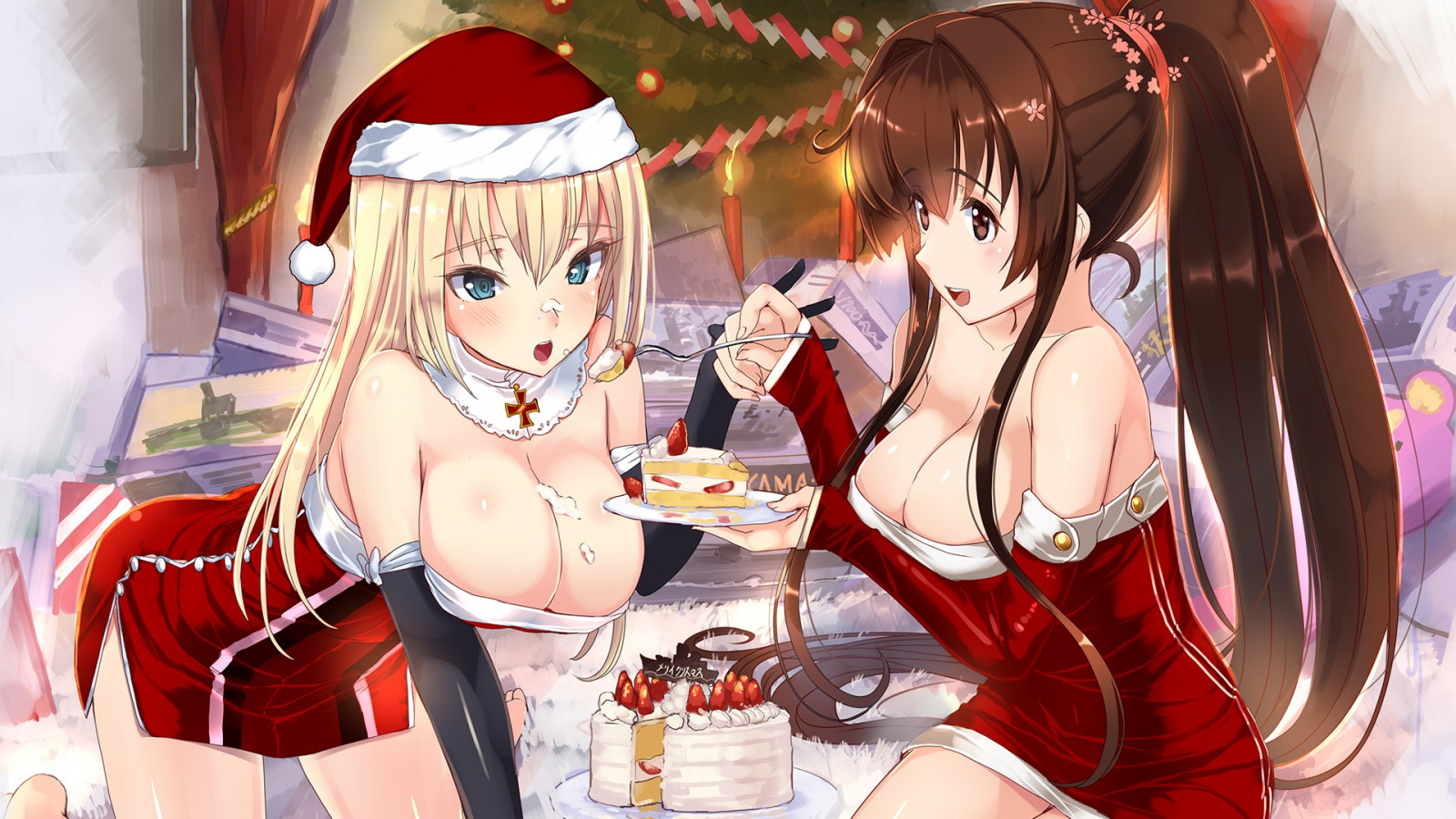 anime, kreslená pohádka, Kantai Collection, Bismarck KanColle, Yamato KanColle, mangaka