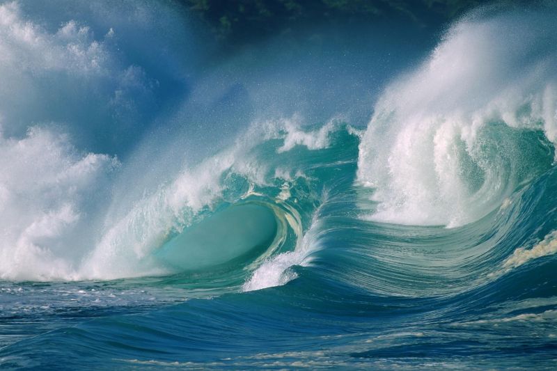 Oceano, mar, costa, viento, ola, Fenómeno geológico