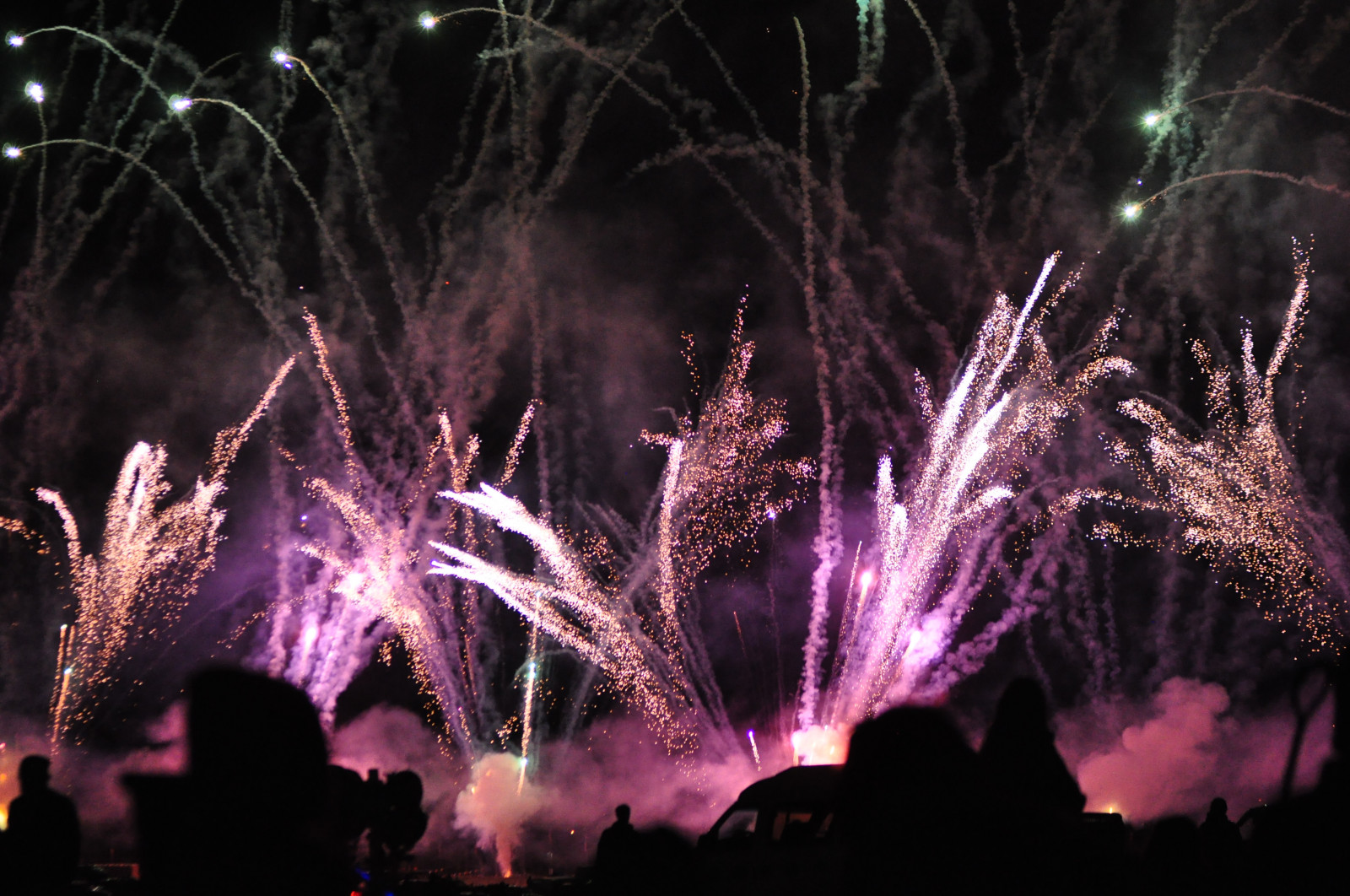 Wallpaper newmexico, fireworks, albuquerque, balloonfiesta