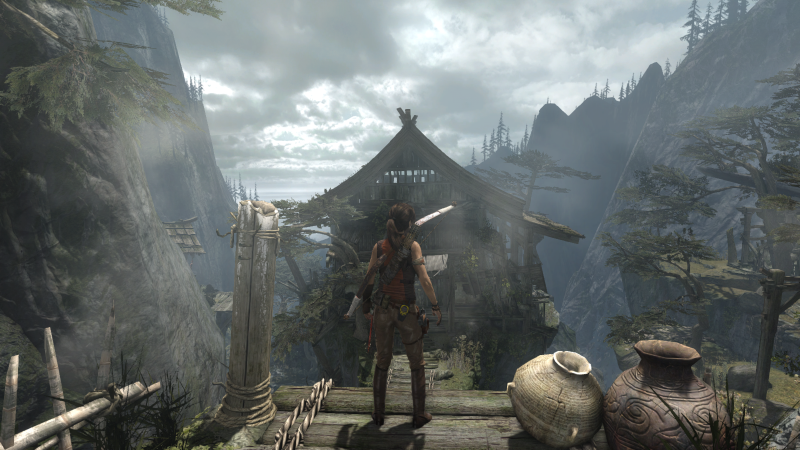 voják, Lara Croft, Tomb Raider, 2013, Snímek obrazovky, pc hry voják, Lara Croft, Tomb Raider, 2013, Snímek obrazovky, pc hry