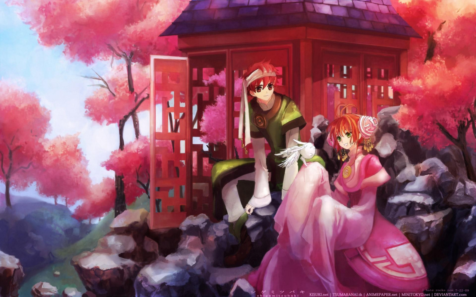anime, rosa, Kinomoto Sakura, Tsubasa Reservoir Chronicle, Li Syaoran, musikteater