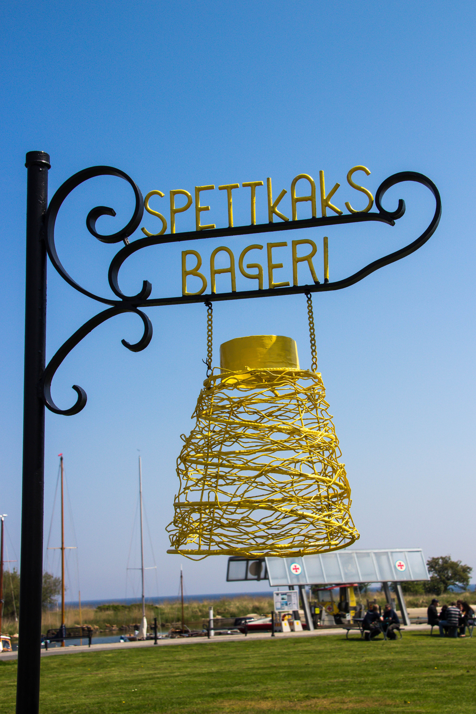 Wallpaper street light, sign, tower, lighting, bakery, advertising