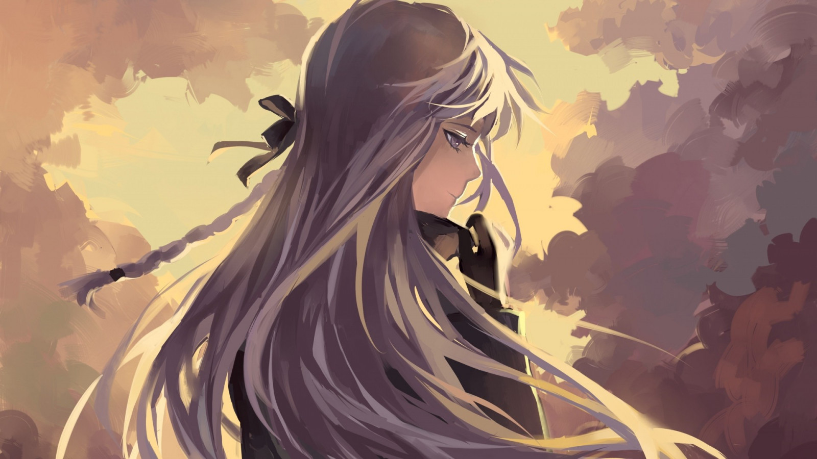 illustration, anime, Kirigiri Kyouko, skiss, dator tapet