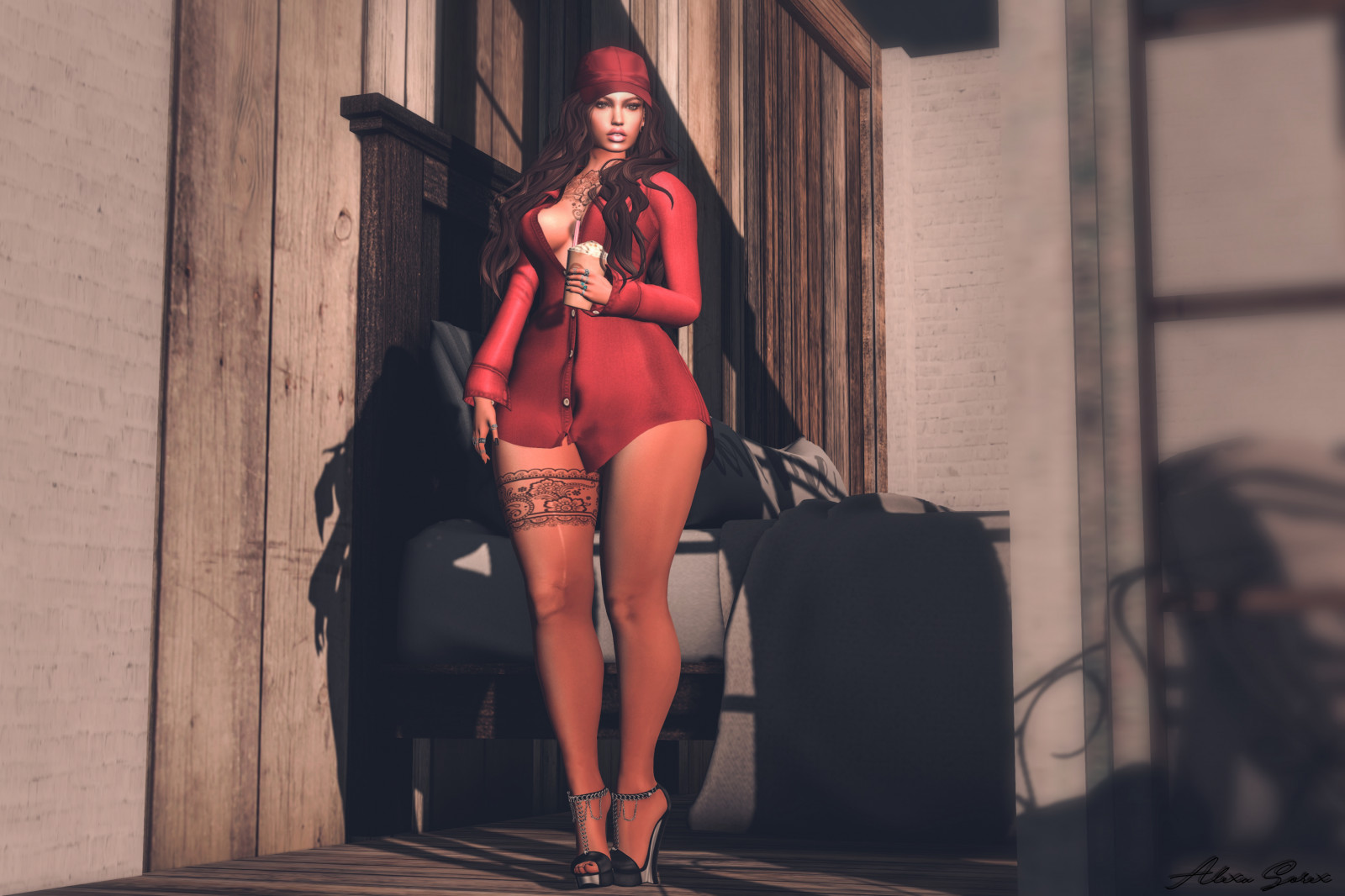 Černá, model, makeup, fotografování, tetování, móda, obuv, spodní prádlo, Osoba, kůže, oblečení, krása, žena, dáma, sexy, noha, catwa, pózy, smyslný, truthhair, maitreya, INSOL, kc, treschic, on9, aplikátorů, focení, performance, bodymesh, nanika, accesory, catyabento, headmesh, hairmesh, moccino