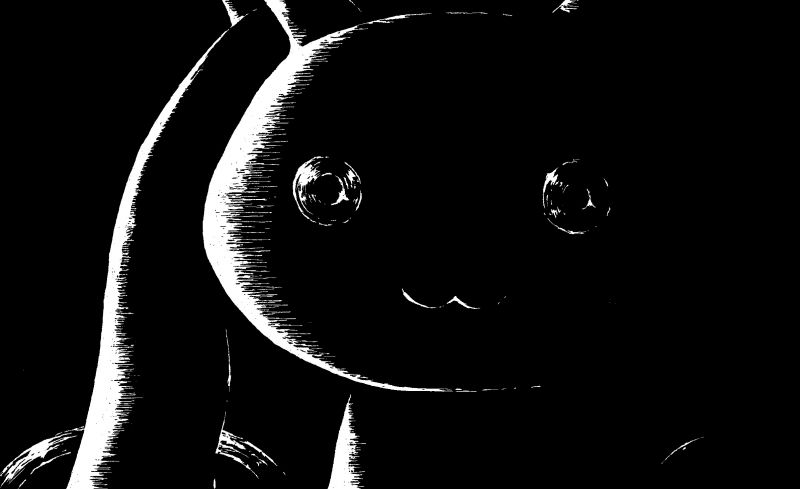 musta,kuva,yksivärinen,Mahou Shoujo Madoka Magica,pimeys,mustavalkoinen