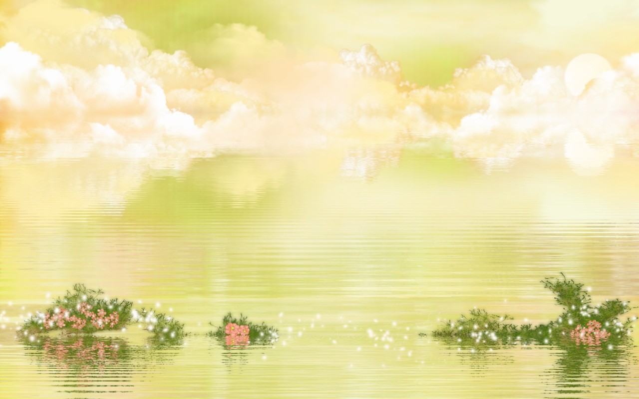 Sonnenlicht, Natur, Betrachtung, Kunstwerk, Morgen, Teich, Wolke, Blume, Wiese, Atmosphärisches Phänomen