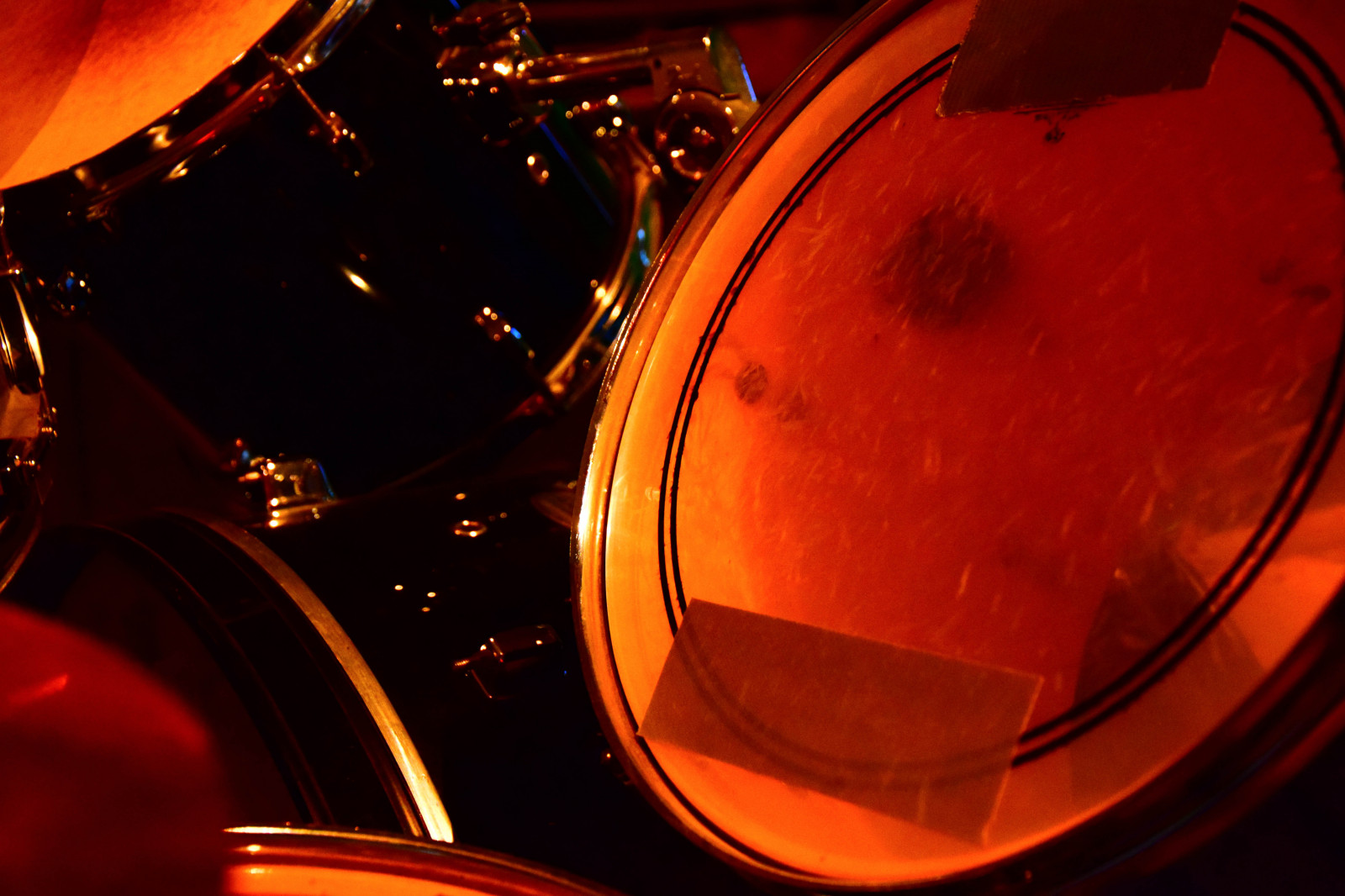 starý, noc, planeta, Červené, odraz, fotografování, kruh, Švédsko, muzeum, bicí, světlo, barva, květ, Malmo, nástroj, tvar, bicí souprava, trumset, teknikenochsj fartenshus, zblízka, makro fotografie, buben