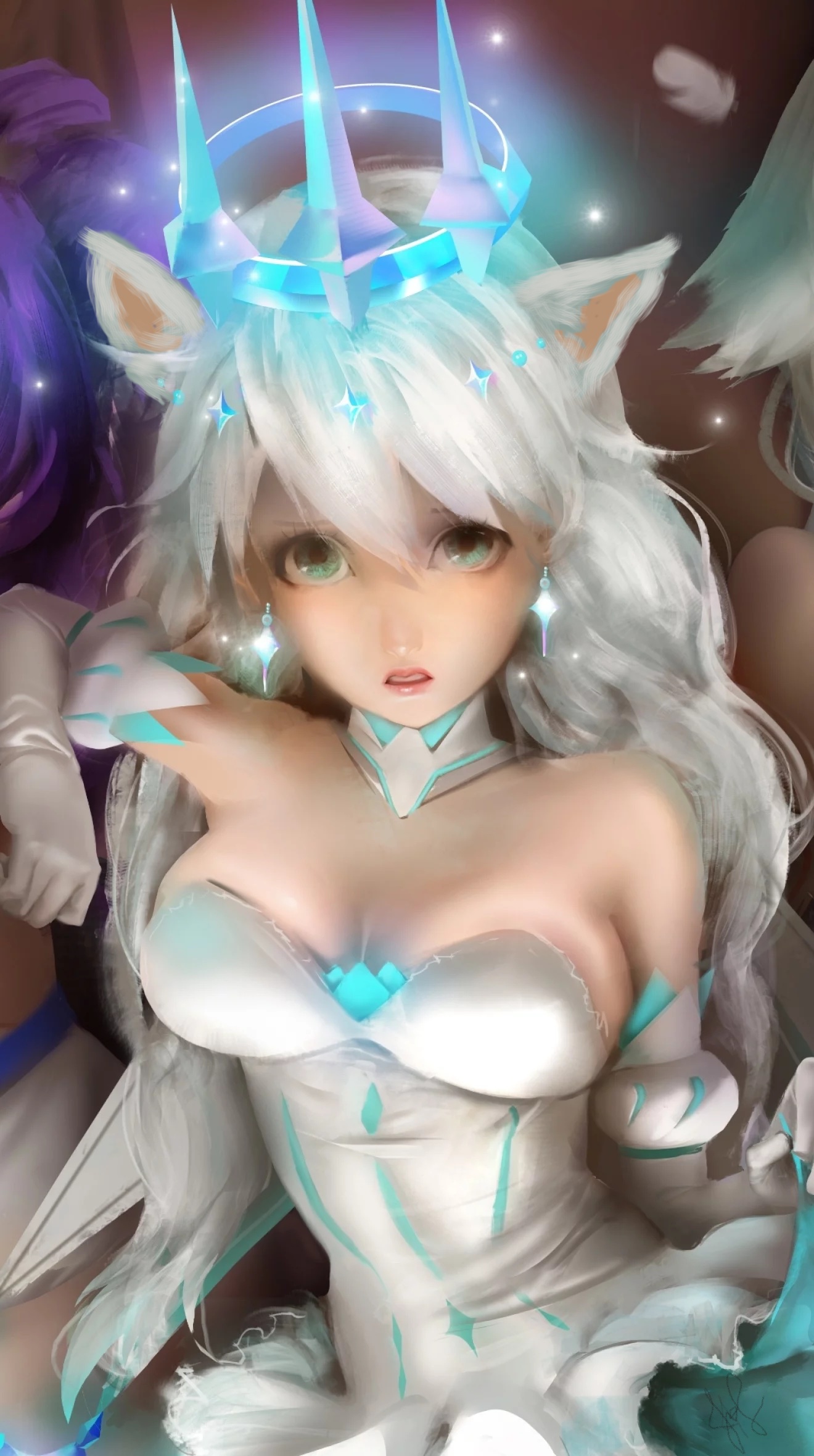 anime dívky, kočka dívka