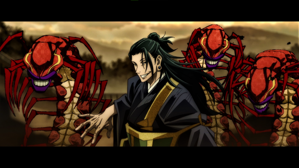 Jujutsu Kaisen, Suguru Geto, demon, Demon face, kimono, insect
