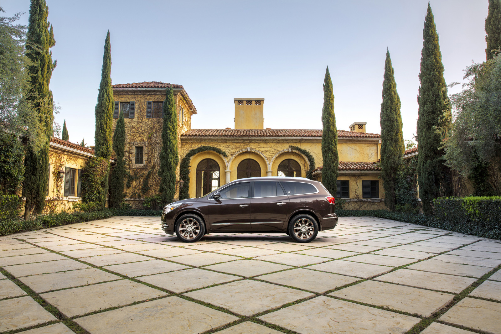 Wallpaper architecture, vehicle, house, Buick, Enclave, estate